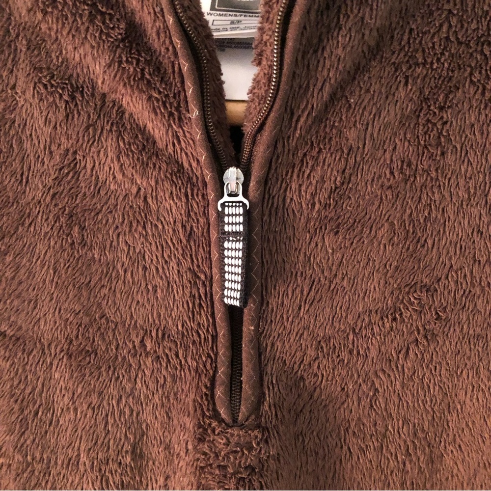 The North Face Glacier Fleece Women’s 1/4 Zip Jacket. Brown. Size Small. - Picture 9 of 10